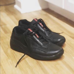 Prada America’s Cup Sneaker. Sz 9.5 good condition